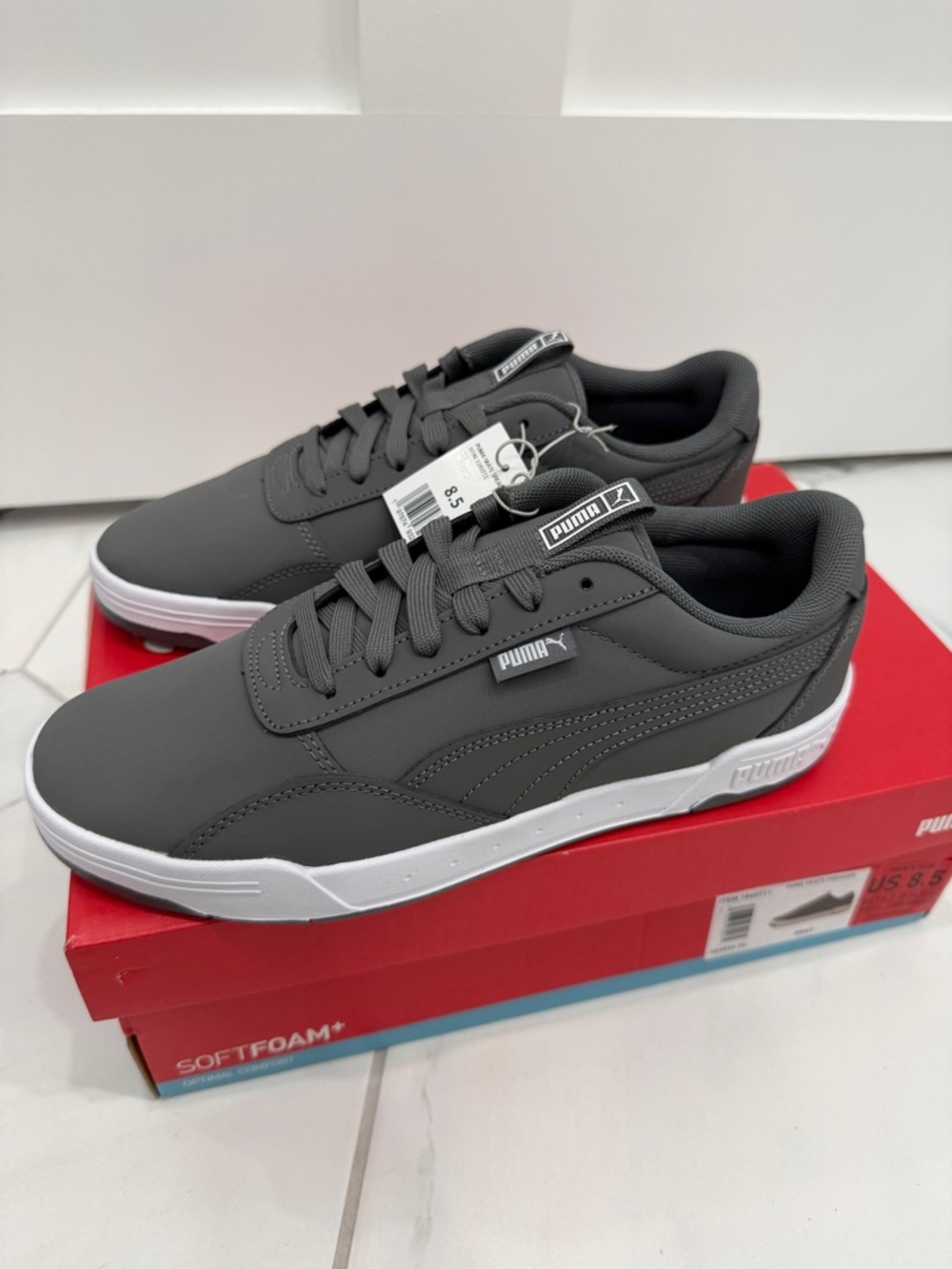 Puma Men’s Skate Sneakers New in Box Gray Size 8.5